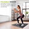 ProsourceFit Treadmill & Exercise Equipment Mats, Folding (7’L x 3’W x ¼”T) High Density PVC Floor Protector(Folding)