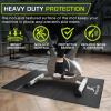 ProsourceFit Treadmill & Exercise Equipment Mats, Folding (7’L x 3’W x ¼”T) High Density PVC Floor Protector(Folding)