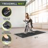 ProsourceFit Treadmill & Exercise Equipment Mats, Folding (7’L x 3’W x ¼”T) High Density PVC Floor Protector(Regular)