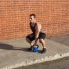 ProsourceFit Vinyl Coated Cast Iron Kettlebells for Full Body Fitness Workouts(Blue)