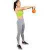ProsourceFit Vinyl Coated Cast Iron Kettlebells for Full Body Fitness Workouts(Orange)