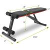 ProsourceFit Weight Bench for Weight Training and Full Body Workout for Home and Gym Fitness(Adjustable)