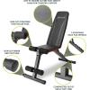 ProsourceFit Weight Bench for Weight Training and Full Body Workout for Home and Gym Fitness(Adjustable)