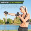 ProsourceFit Weighted Gloves, Pair of Heavy Duty 2 lb. Neoprene for Sculpting and Aerobics(Black)