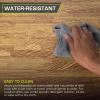 ProsourceFit Wood Grain Puzzle Mat ½-inch, 6 EVA Foam Interlocking Floor Tiles (24 Sq Ft) for Secure Indoor Room Workout Flooring and Playmat(Light Oak – 24 Sq Ft – 6 Tiles)