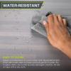 ProsourceFit Wood Grain Puzzle Mat ½-inch, 6 EVA Foam Interlocking Floor Tiles (24 Sq Ft) for Secure Indoor Room Workout Flooring and Playmat(Slate Grey – 24 Sq Ft – 6 Tiles)
