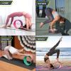 ProsourceFit Yoga Wheel Prop 12” for Improving Yoga Poses, Backbends, Flexibility, Balance, Stretching, Relaxation(Purple/Pink)