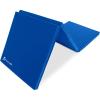 ProSource Tri-Fold Folding Thick Exercise Mat 6’x2’ with Carrying Handles for MMA, Gymnastics, Stretching, Core Workouts(Blue)