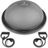 ProsourceFit Balance Trainer Stability Exercise Half Ball with Resistance Bands and Pump for Yoga Aerobics Home Gym Workout(Grey)