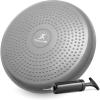 ProsourceFit Core Balance Disc Trainer, 14” Diameter with Pump for Improving Posture, Fitness, Stability(Grey)