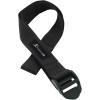 ProsourceFit Durable Cotton Cinch Buckle Yoga Strap for Stretching, Flexibility & Physical Therapy(Black)
