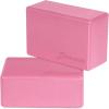 ProsourceFit Foam Yoga Blocks, High Density EVA Yoga Bricks (Set of 2), Pink
