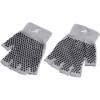 ProsourceFit Grippy Yoga Gloves, Yoga Hand Grips with Firm Fingerless Design, One Size Fits All Yoga Gloves with Grips for Women and Men(Grey)