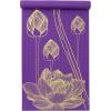 ProsourceFit Mandala Yoga Mat 3/16″ (5mm) Thick Workout Surface with Exclusive Printed Designs for Stylish Comfort, Stability, and Balance; Non-Slip Option for Yoga and Pilates(Floret – Purple)