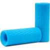 ProsourceFit Thick Grips for Dumbbell and Barbell, 1.9-in Axle Bar Adapter for Weightlifting and Strength Training (Blue)(Blue)