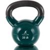 ProsourceFit Vinyl Coated Cast Iron Kettlebells for Full Body Fitness Workouts(Green)