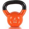 ProsourceFit Vinyl Coated Cast Iron Kettlebells for Full Body Fitness Workouts(Orange)