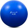 image:imageProsourceFit Weighted Toning Exercise Balls for Pilates Yoga Strength Training and Physical Therapy 2 lb to 8 lb Color CodedBlue 4lb