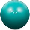 image:imageProsourceFit Weighted Toning Exercise Balls for Pilates Yoga Strength Training and Physical Therapy 2 lb to 8 lb Color CodedGreen 2lb