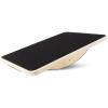 ProsourceFit Wooden Rocker Balance Board Anti-Slip Core Trainer 17.5in (39.5cm) for Physical Therapy, Exercise, Stability Training, Ideal Standing Desk Balance Board, Black