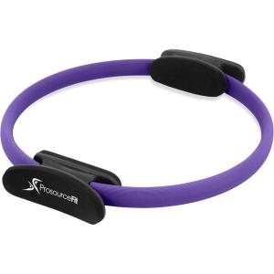 ProsourceFit Resistance Ring enhances Pilates Workouts with Light Resistance to Help Tone and Strengthen Your Entire core and Body(Purple)