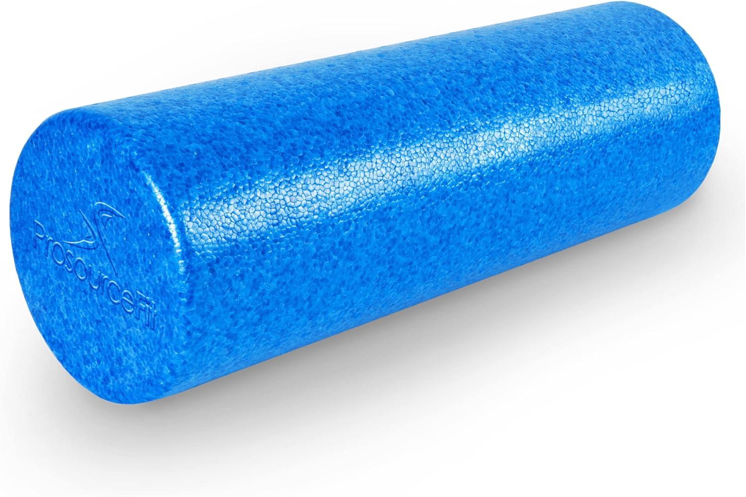 image:imageProsourceFit High Density Foam Rollers Long Firm Full Body Athletic Massage Tool for Back Stretching Yoga Pilates Post Workout Muscle RecuperationBlue
