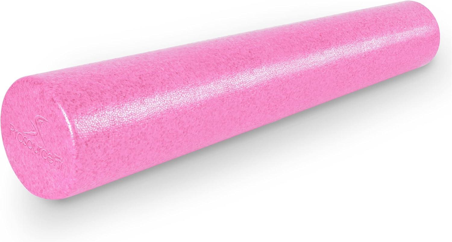image:imageProsourceFit High Density Foam Rollers Long Firm Full Body Athletic Massage Tool for Back Stretching Yoga Pilates Post Workout Muscle RecuperationPink