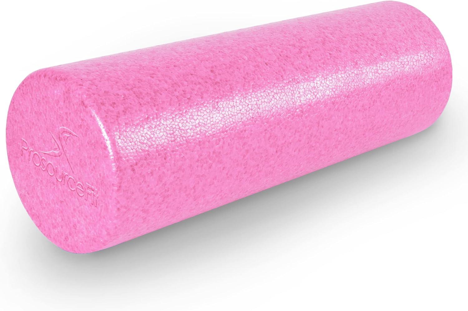 image:imageProsourceFit High Density Foam Rollers Long Firm Full Body Athletic Massage Tool for Back Stretching Yoga Pilates Post Workout Muscle RecuperationPink