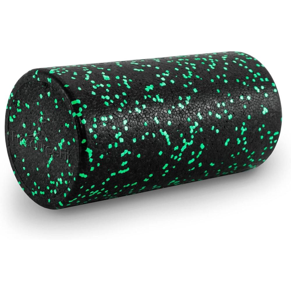 image:imageProsourceFit High Density Foam Rollers Long Firm Full Body Athletic Massage Tool for Back Stretching Yoga Pilates Post Workout Muscle RecuperationBlackGreen
