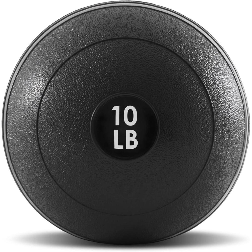 image:imageProsourceFit Slam Medicine Balls Tread Textured Grip Dead Weight Balls for Cross Training Strength and Conditioning Exercises Cardio and Core WorkoutsClassic Black