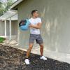 ProSource Soft Medicine Balls for CrossFit Wall Ball and Full Body Dynamic Exercises, Color-Coded Weights: 6, 8, 10, 14, 20, 25 lb.(Aqua 8 LB)