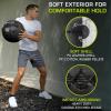 ProSource Soft Medicine Balls for CrossFit Wall Ball and Full Body Dynamic Exercises, Color-Coded Weights: 6, 8, 10, 14, 20, 25 lb.(Black 20 LB)