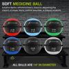 ProSource Soft Medicine Balls for CrossFit Wall Ball and Full Body Dynamic Exercises, Color-Coded Weights: 6, 8, 10, 14, 20, 25 lb.(Blue 14 LB)