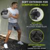 ProSource Soft Medicine Balls for CrossFit Wall Ball and Full Body Dynamic Exercises, Color-Coded Weights: 6, 8, 10, 14, 20, 25 lb.(Gray 25 LB)