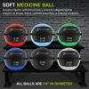 ProSource Soft Medicine Balls for CrossFit Wall Ball and Full Body Dynamic Exercises, Color-Coded Weights: 6, 8, 10, 14, 20, 25 lb.(Green 10 LB)