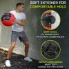 ProSource Soft Medicine Balls for CrossFit Wall Ball and Full Body Dynamic Exercises, Color-Coded Weights: 6, 8, 10, 14, 20, 25 lb.(Red 6 LB)