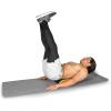 ProsourceFit Abdominal AB Mat 15” x 12” High Density Core Trainer(Black/Yellow)