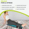 ProsourceFit Acupressure Mat and Pillow Set for Back/Neck Pain Relief and Muscle Relaxation(Black/Aqua)