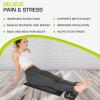 ProsourceFit Acupressure Mat and Pillow Set for Back/Neck Pain Relief and Muscle Relaxation(Black/Black)