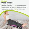 ProsourceFit Acupressure Mat and Pillow Set for Back/Neck Pain Relief and Muscle Relaxation(Black/Pink)