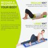 ProsourceFit Acupressure Mat and Pillow Set for Back/Neck Pain Relief and Muscle Relaxation(Green/White)
