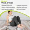 ProsourceFit Acupressure Mat and Pillow Set for Back/Neck Pain Relief and Muscle Relaxation(Grey/Grey)