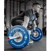 ProsourceFit Competition Color Training Bumper Plates, Rubber with Steel Insert, 35lb, Calibrated for Strength Exercise and Cross Conditioning, Power Lifting, Weighted Workouts