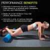 ProsourceFit Flex Foam Rollers & Half-Round Foam Rollers 12” & 36” for Muscle Massage, Physical Therapy, Core & Balance Exercises Stabilization, Pilates(Blue 36″x6″)