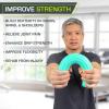 ProsourceFit Flex and Twist Bars Sets and Singles, Resistance Bars for Occupational Therapy, Tennis Elbow Treatment, and Wrist Strengthening, 12-in Long Compact Rubber Therapy Tool(10 LB)