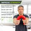 ProsourceFit Flex and Twist Bars Sets and Singles, Resistance Bars for Occupational Therapy, Tennis Elbow Treatment, and Wrist Strengthening, 12-in Long Compact Rubber Therapy Tool(20 LB)