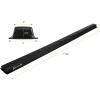 ProsourceFit Gymnastics Balance Beam for Kids, 9ft Long Firm Folding Floor Beam with Non-Slip 4-inch Wide Surface for Safe Gymnastics Practice at Home or Gym(Black)