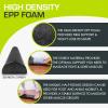 ProsourceFit High Density Foam Rollers – inches long. Firm Full Body Athletic Massager for Back Stretching, Yoga, Pilates, Post Workout Trigger Point Release(Black – 36″x 3″)