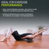 ProsourceFit High Density Foam Rollers – inches long. Firm Full Body Athletic Massager for Back Stretching, Yoga, Pilates, Post Workout Trigger Point Release(Black – 18″ X 3″)