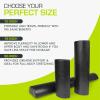ProsourceFit High Density Foam Rollers – inches long. Firm Full Body Athletic Massager for Back Stretching, Yoga, Pilates, Post Workout Trigger Point Release(Black – 36″x 3″)
